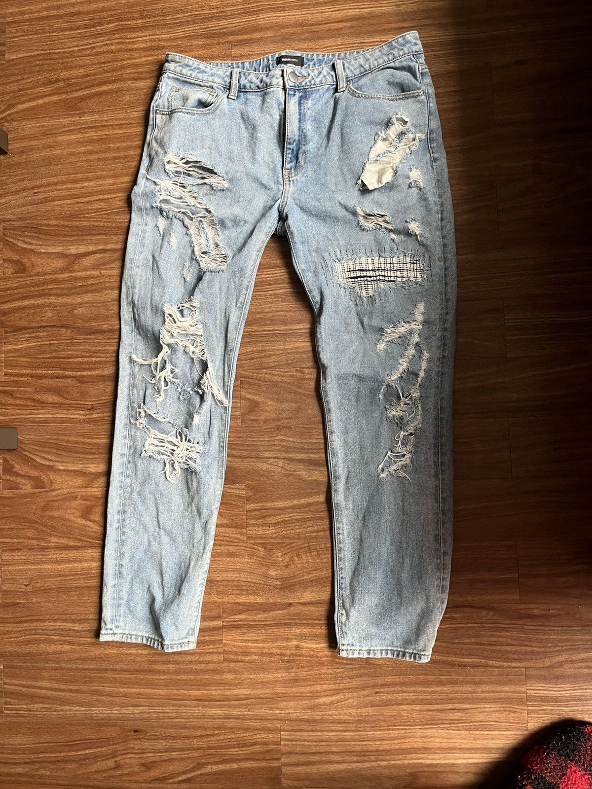Other Fashion Nova Distressed Denim, Grunge Jeans - Size 36 Size US 36 / EU 52 - 1 Thumbnail
