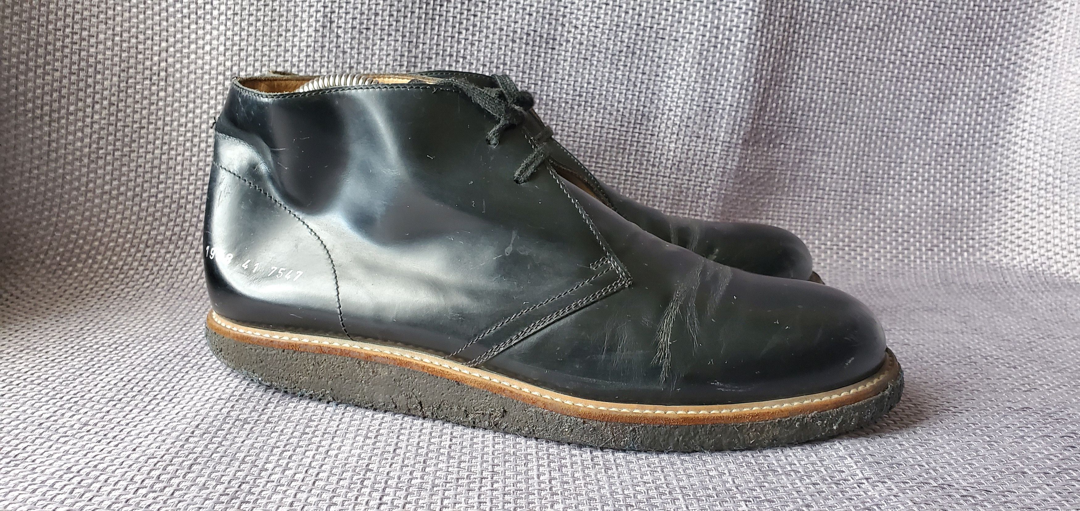 Common Projects Patent Leather Ankle Boots Size US 7.5 / EU 40-41 - 3 Thumbnail