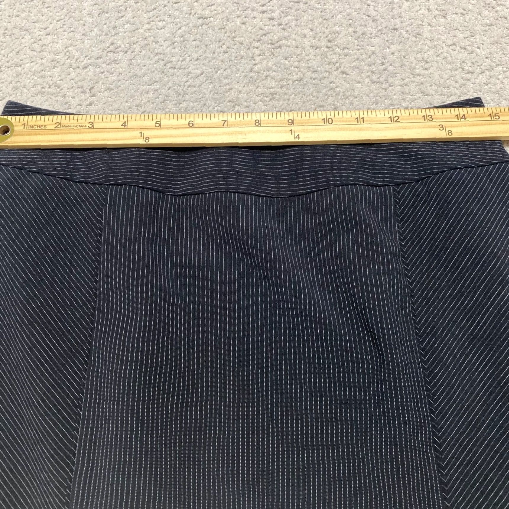 Apt. 9 Apt. 9 Skirt Black Striped Pencil Straight Office Business Lined Womens Size 6 Size 28" / US 6 / IT 42 - 5 Thumbnail