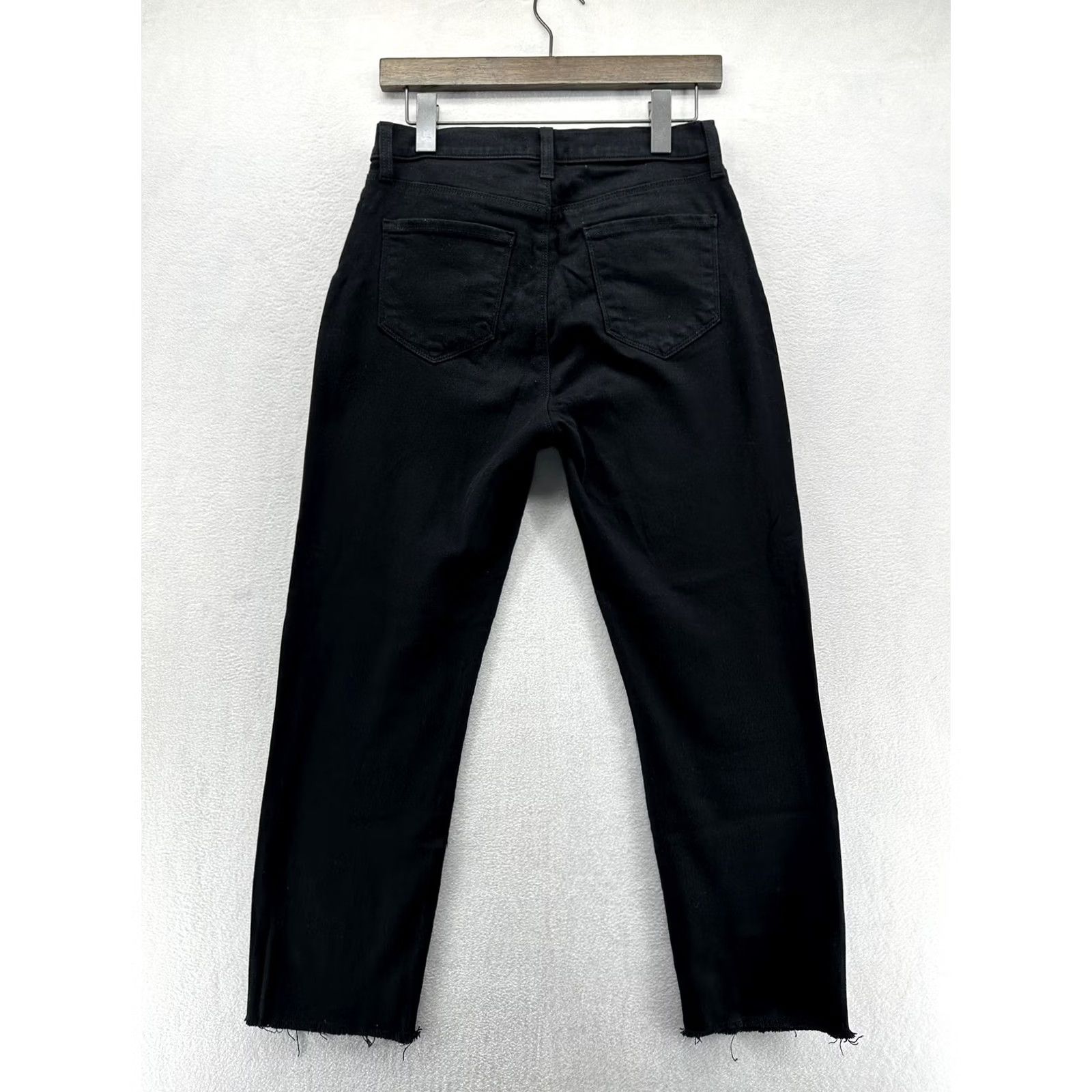 L'AGENCE L'AGENCE Jeans Womens 26 Black High Rise Cropped Slim Stretch Denim USA Shirt/Jeans Womens 26 Black High Rise Cropped Slim Denim Size 26" / US 2 / IT 38 - 5 Thumbnail