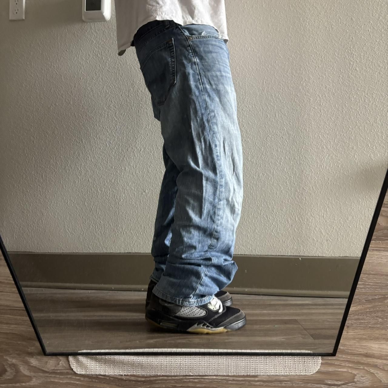 Levi's Crazy Vintage Y2K/2000s Grunge Levis Faded Denim Jeans! 34x29 Size US 33 - 2 Thumbnail