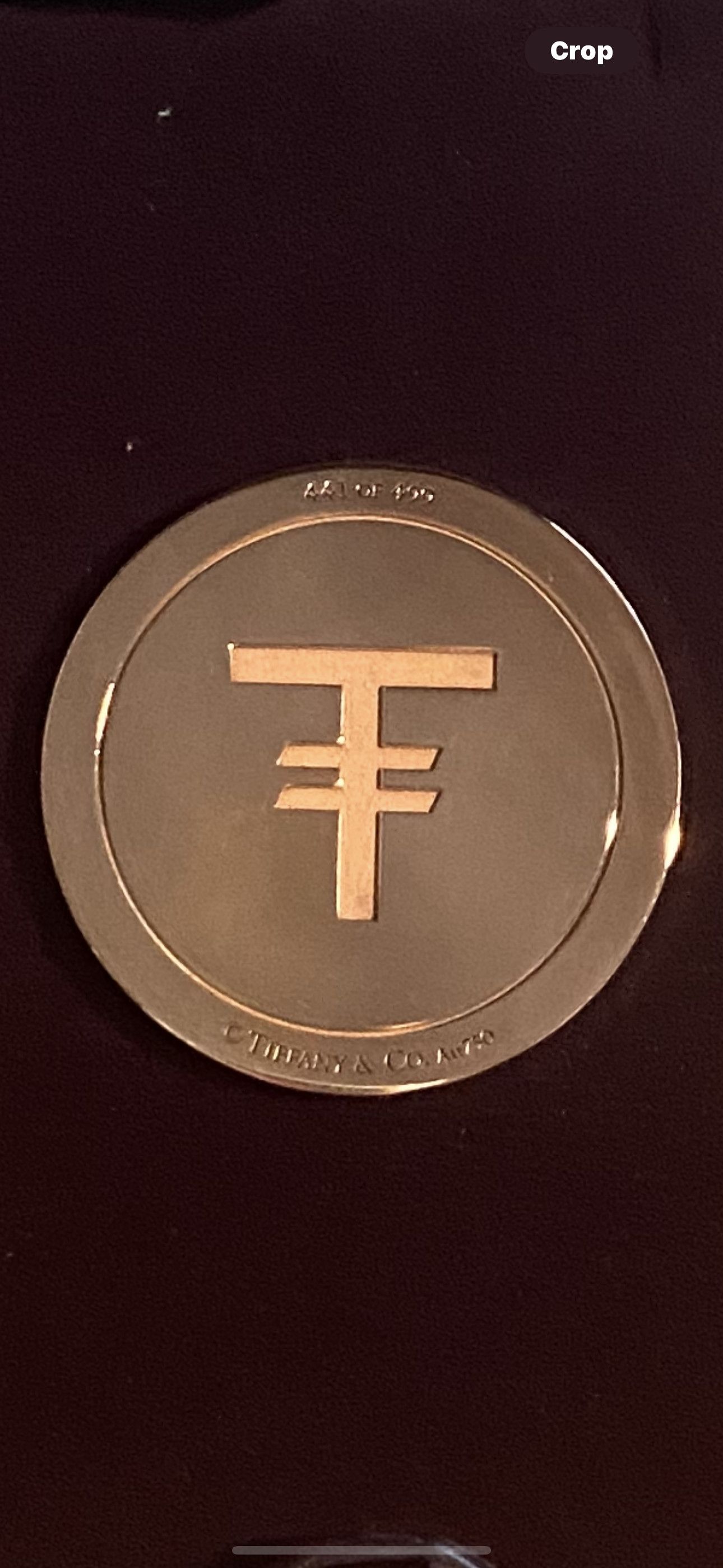 Tiffany & Co. NWT ONE TIFFCOIN | TIFFANY & CO. 18K Gold Tiffcoin Size ONE SIZE - 3 Thumbnail