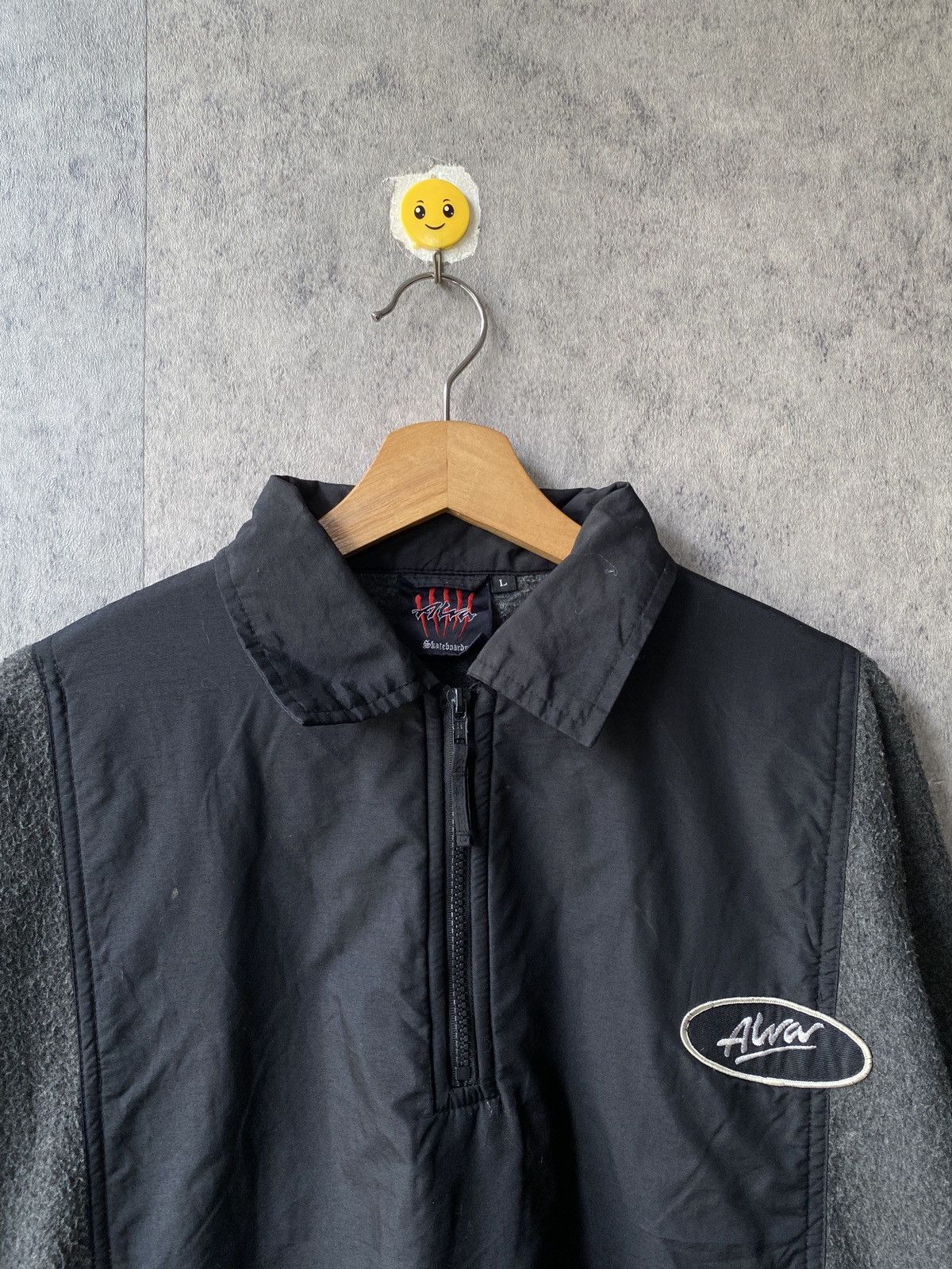 Vintage Vintage 90’s Tony Alva Skateboards Half Zipper Jacket Size US L / EU 52-54 / 3 - 4 Thumbnail