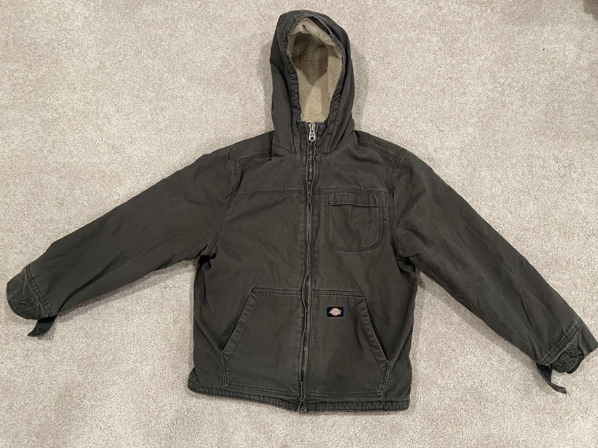 Dickies Vintage Dickies Work Sherpa Lined Hooded Duck Canvas jacket Size US M / EU 48-50 / 2 - 1 Thumbnail