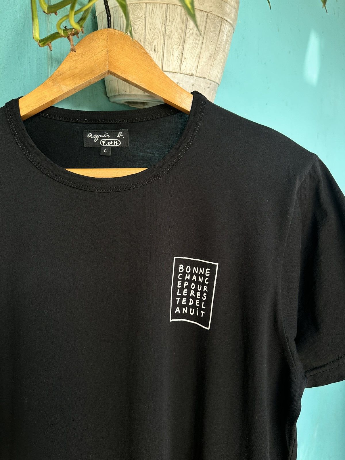 Designer × agnes b. Agnes B Franck Andre Jamme t-shirt Size US L / EU 52-54 / 3 - 3 Thumbnail