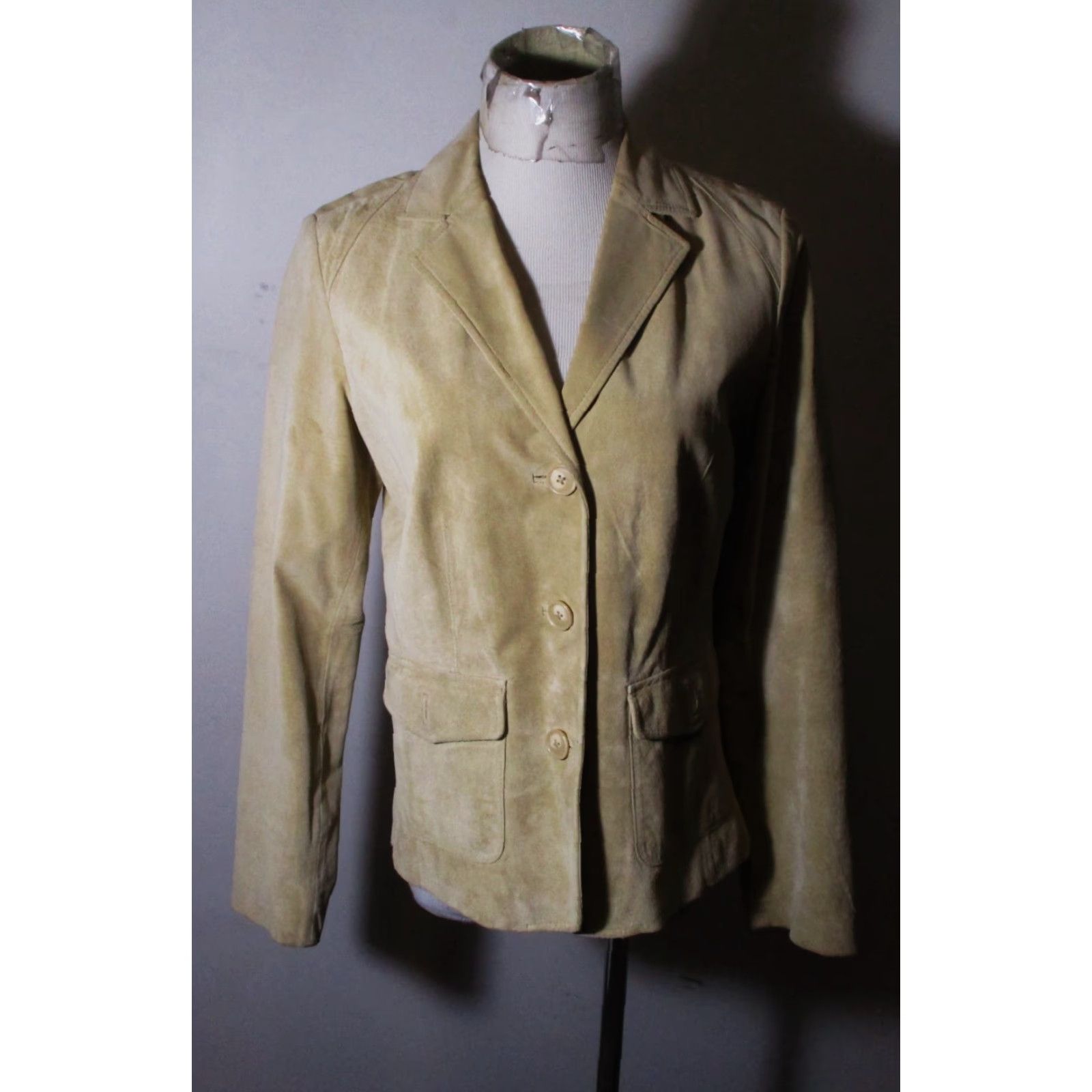 Eddie Bauer EDDIE BAUER Leather Jacket Women's M Tan Short 100% Leather All Seasons Casual Vintage: No - Junior? (note: avoid extra words) Size M / US 6-8 / IT 42-44 - 2 Thumbnail