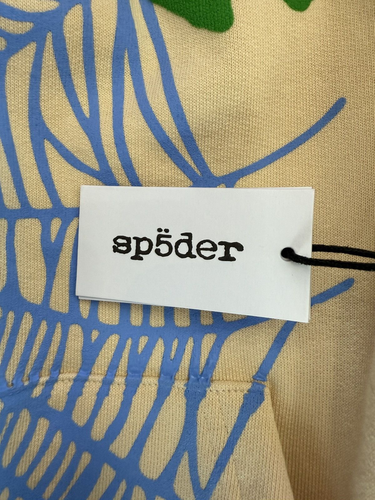 Sp5der Sp5der OG "Web" V2 Hoodie (Cream) Size US S / EU 44-46 / 1 - 3 Thumbnail