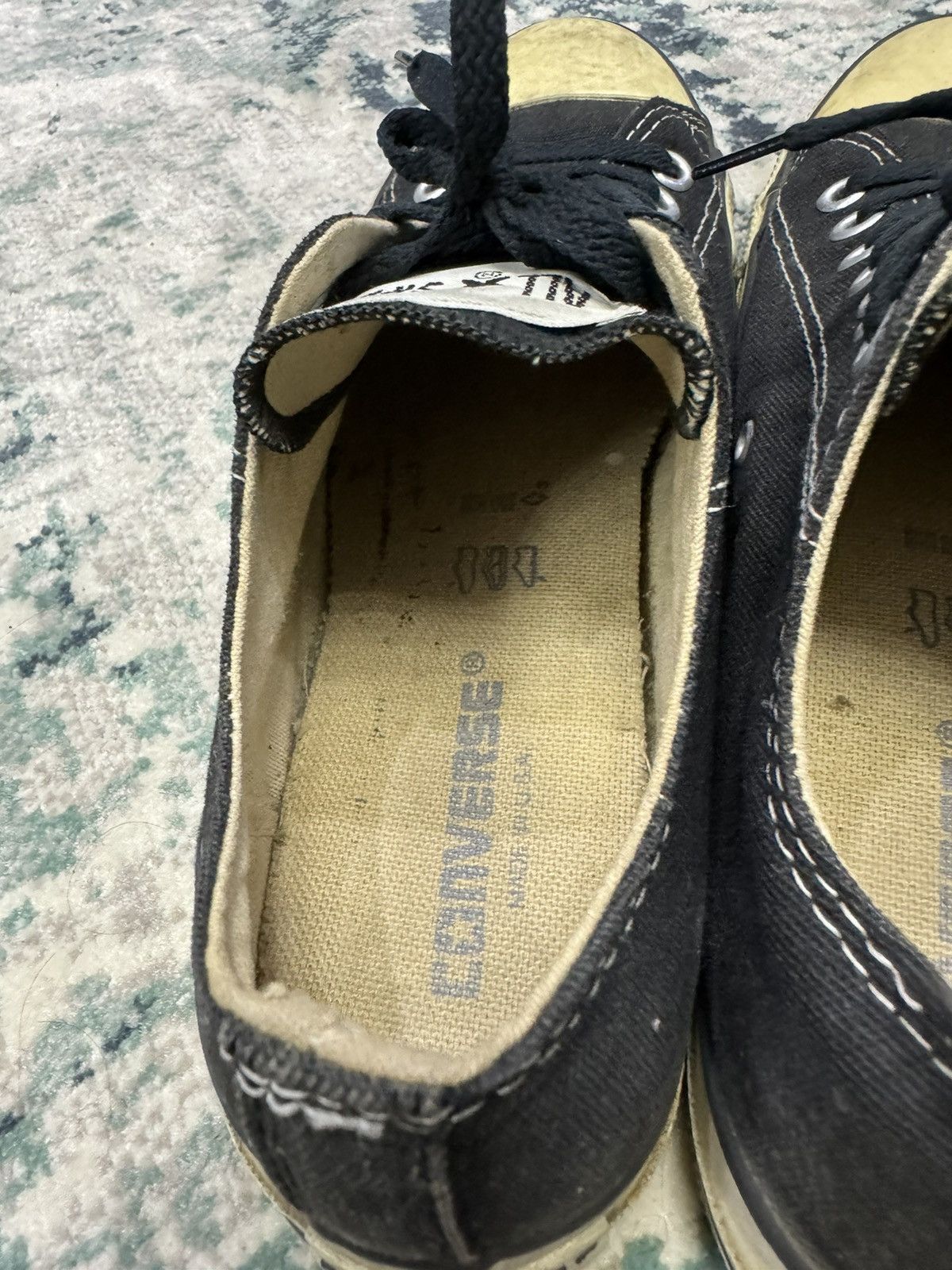 Converse × Vintage VTG CONVERSE MADE IN USA TRASHED DISTRESSED LOW-TOP SHOES Size US 8.5 / EU 41-42 - 7 Thumbnail