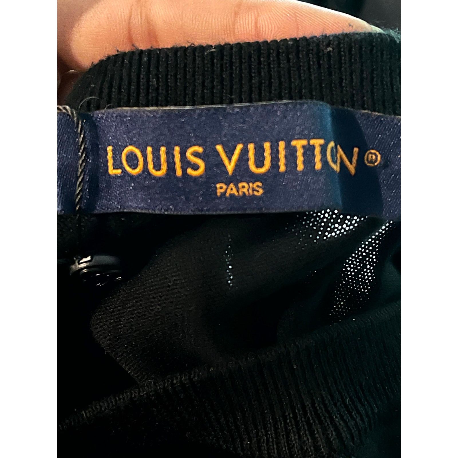 Louis Vuitton LV Cashmere Black & Yellow Tee Size US XL / EU 56 / 4 - 3 Thumbnail