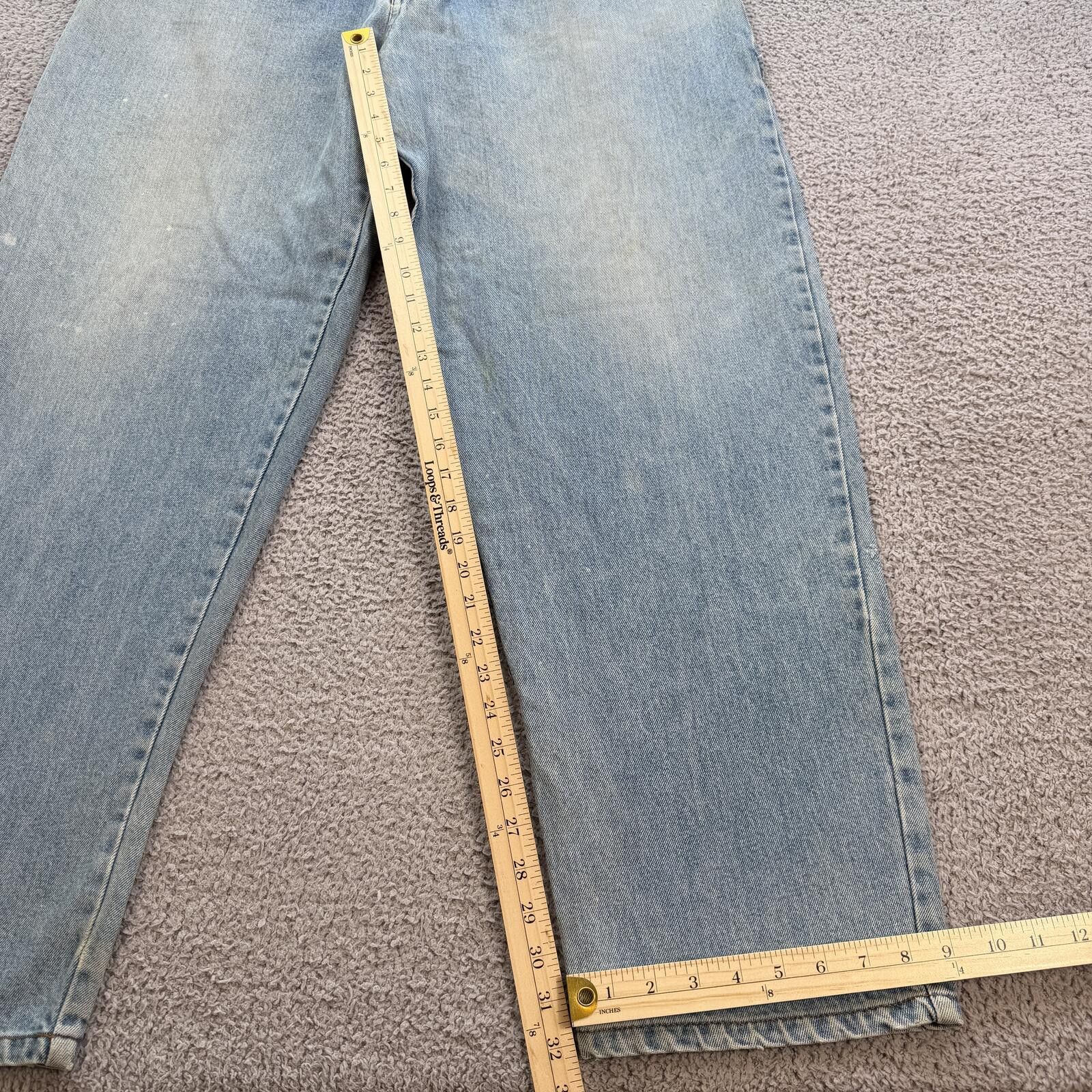 Guess Vintage 90s Guess Jeans Workwear Carpenter Baggy Wide Men 36 Size US 36 / EU 52 - 4 Thumbnail