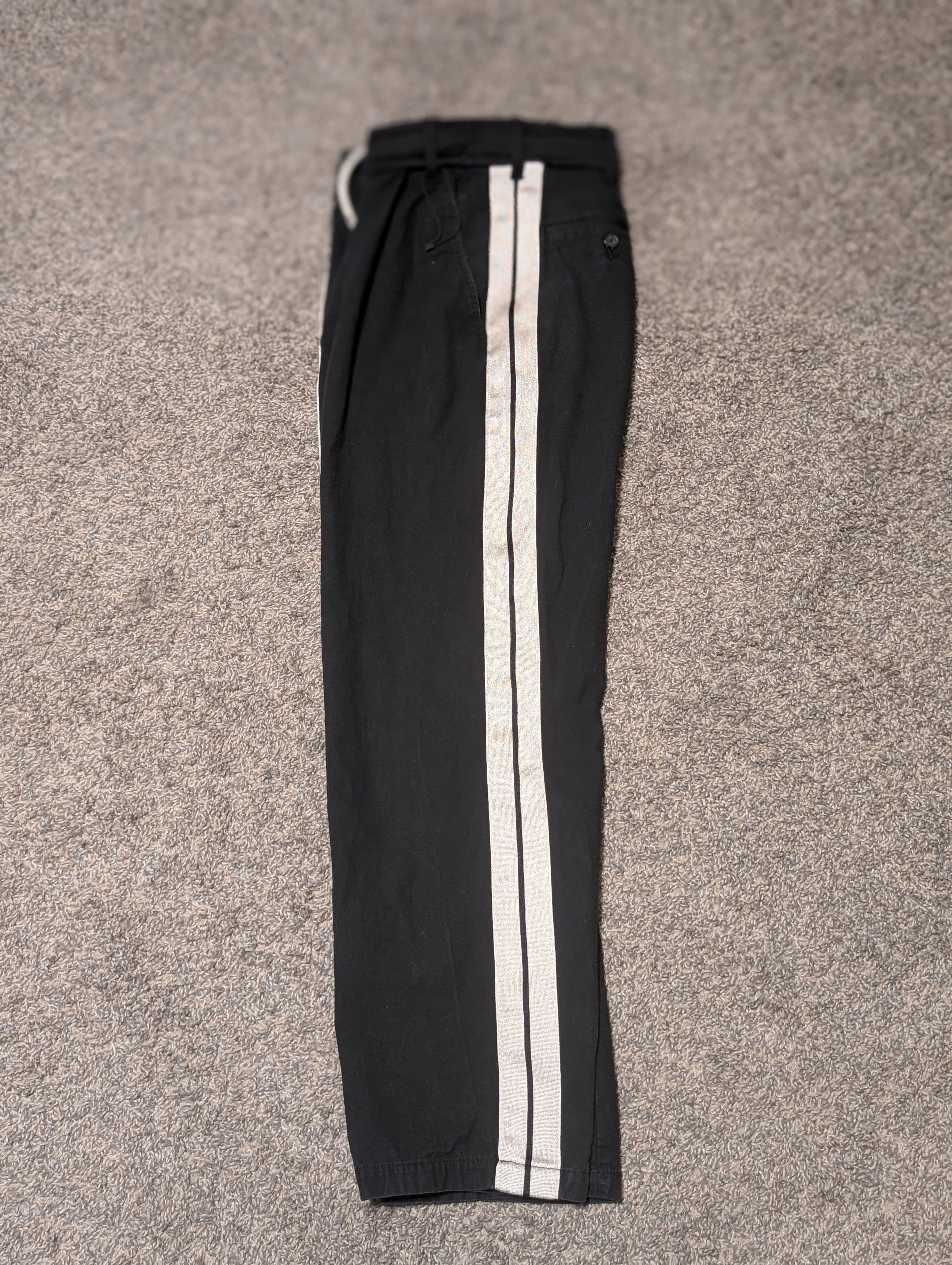 Palm Angels Side-Stripe Straight Leg Trousers Size US 32 / EU 48 - 4 Thumbnail