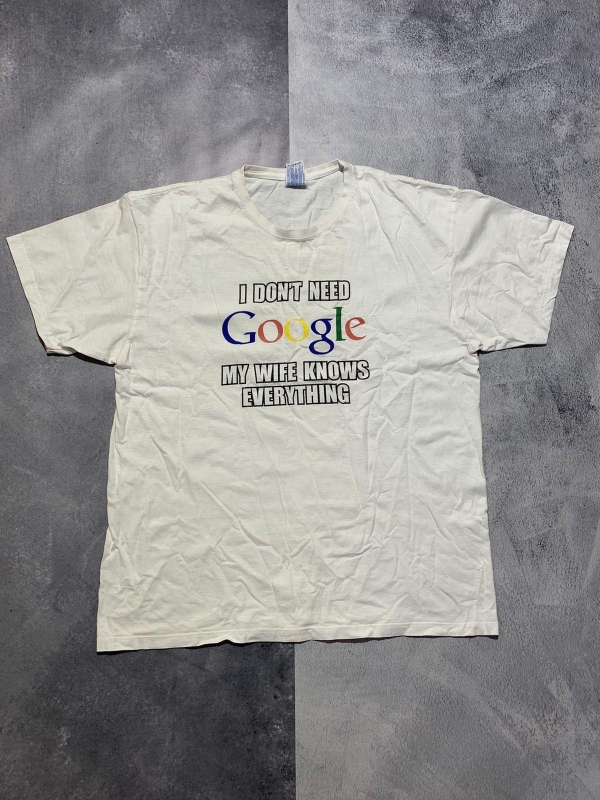 Band Tees × Vintage Vintage Y2K I don’t need Google band tee Big Logo size XL Size US XL / EU 56 / 4 - 1 Thumbnail