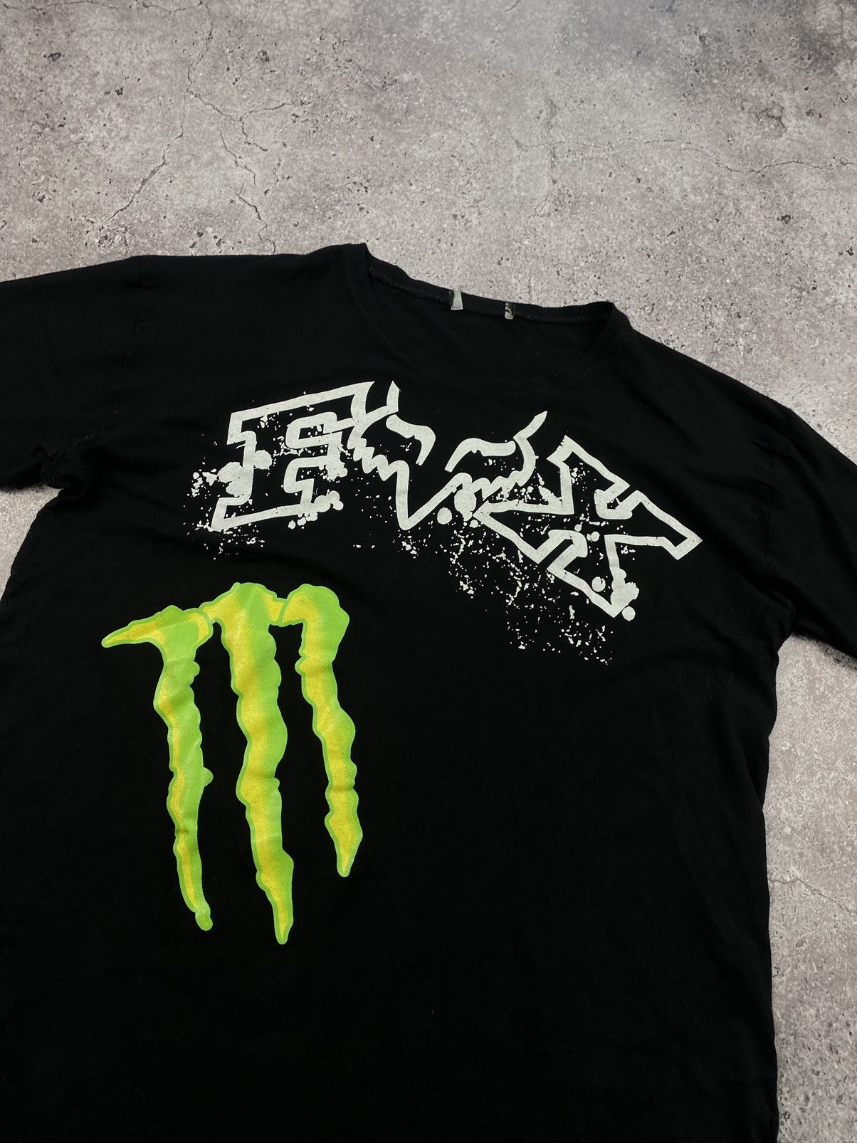 Affliction Y2K FOX RACING X MONSTER TEE T-SHIRT VERY RARE HYPE Size US S / EU 44-46 / 1 - 3 Thumbnail