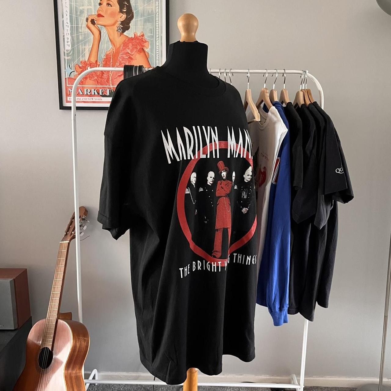 Marilyn Manson Y2K 00s Marilyn Manson vintage band tee Size US XXL / EU 58 / 5 - 8 Thumbnail
