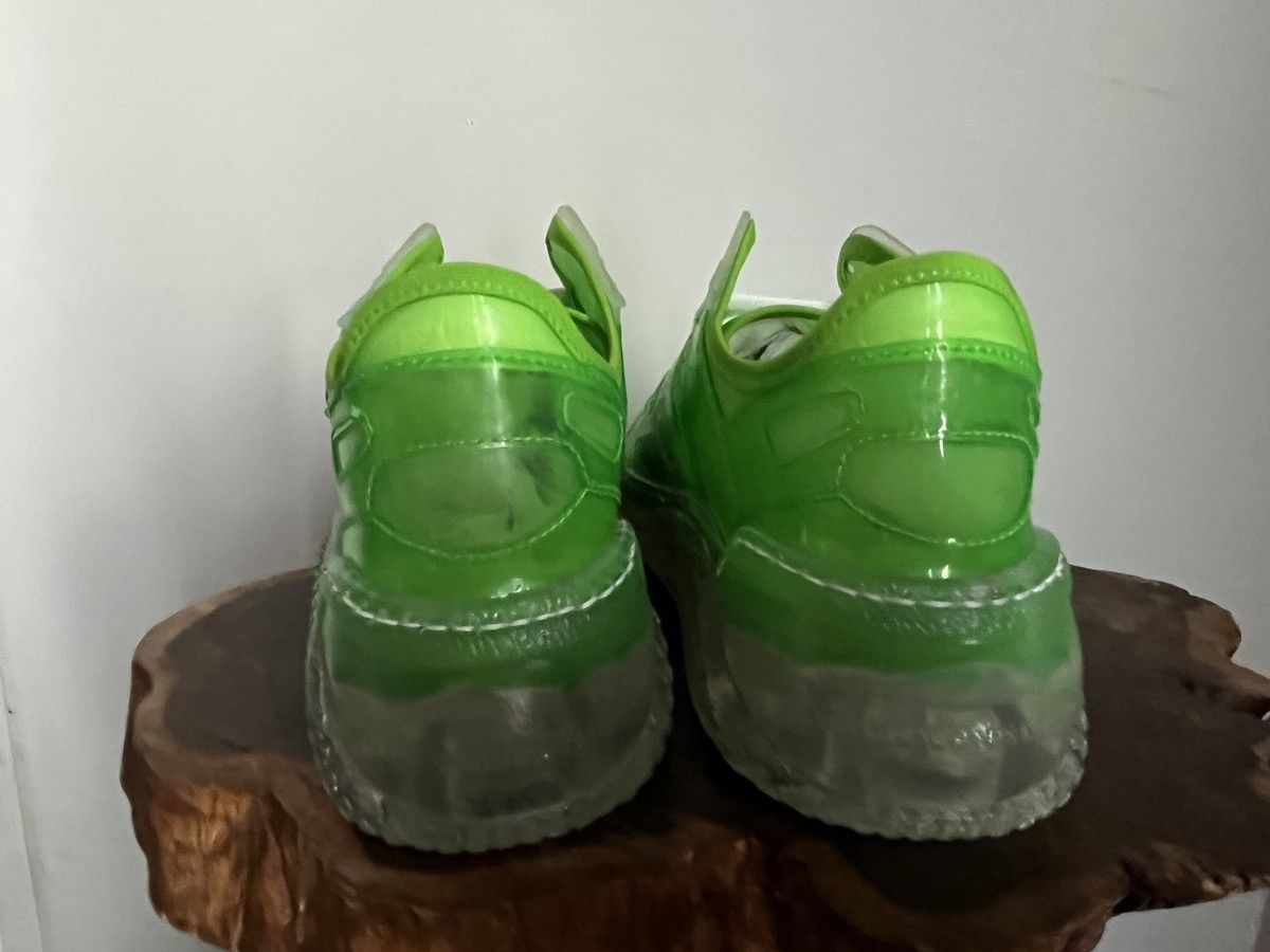 GCDS Men's GCDS In Goal We Trust Lime Transparent Sneakers 6.5/ Size US 7 / EU 40 - 5 Thumbnail