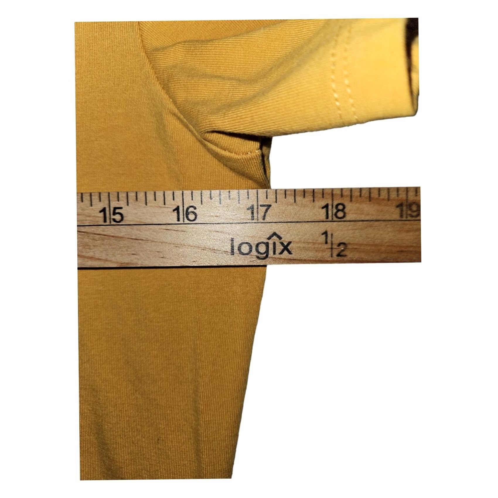 Calvin Klein Calvin Klein T-Shirt Dress Women's M Knee Length Short Sleeve Crew Neck Pullover Solid Logo Yellow Dress Pattern Classic Colorful Designer Mature Size M / US 6-8 / IT 42-44 - 2 Thumbnail