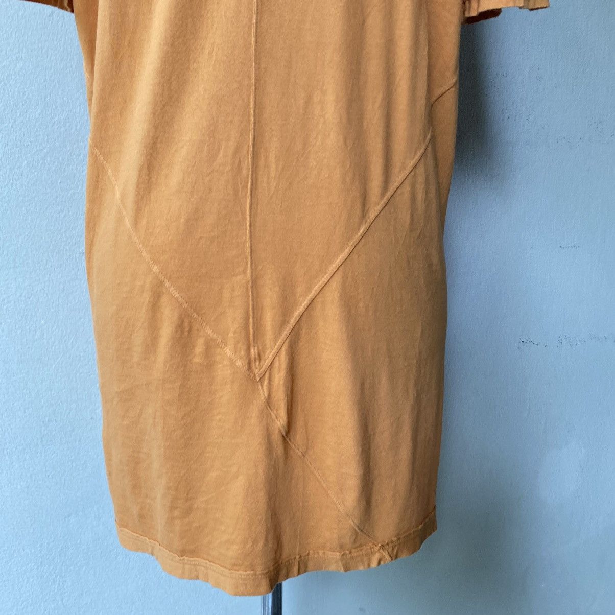 Rick Owens Drkshdw Rick Owens drkshdw mustard tee Size US M / EU 48-50 / 2 - 15 Thumbnail