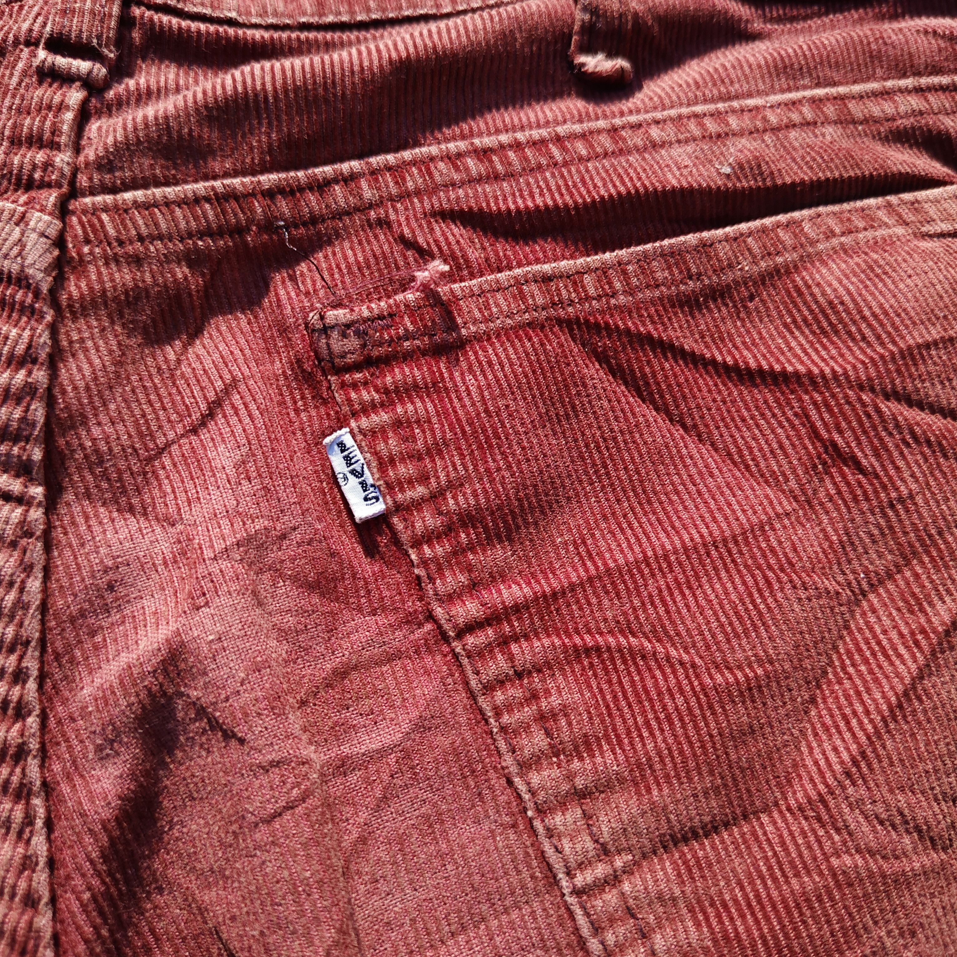 Levi's Rare Vintage 70s Levi's Big E Corduroy Flare Boot Cut Pant Size US 32 / EU 48 - 14 Thumbnail