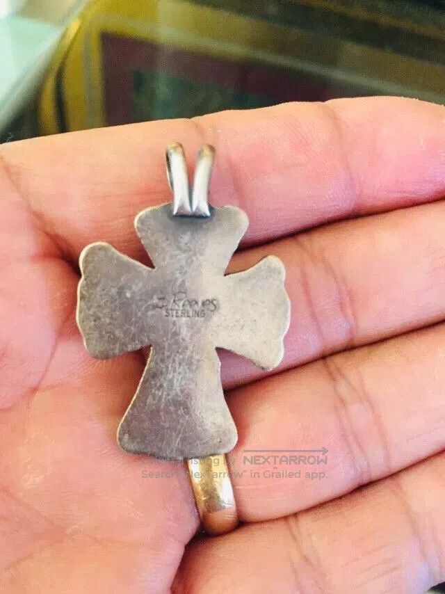 Japanese Brand Navajo Gary Reeves Cross Pendant. Size ONE SIZE - 4 Thumbnail