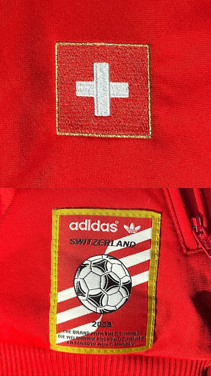 Adidas Adidas Originals2008 zip Jacket SUISSE Switzerland Football Size XS / US 0-2 / IT 36-38 - 3 Thumbnail