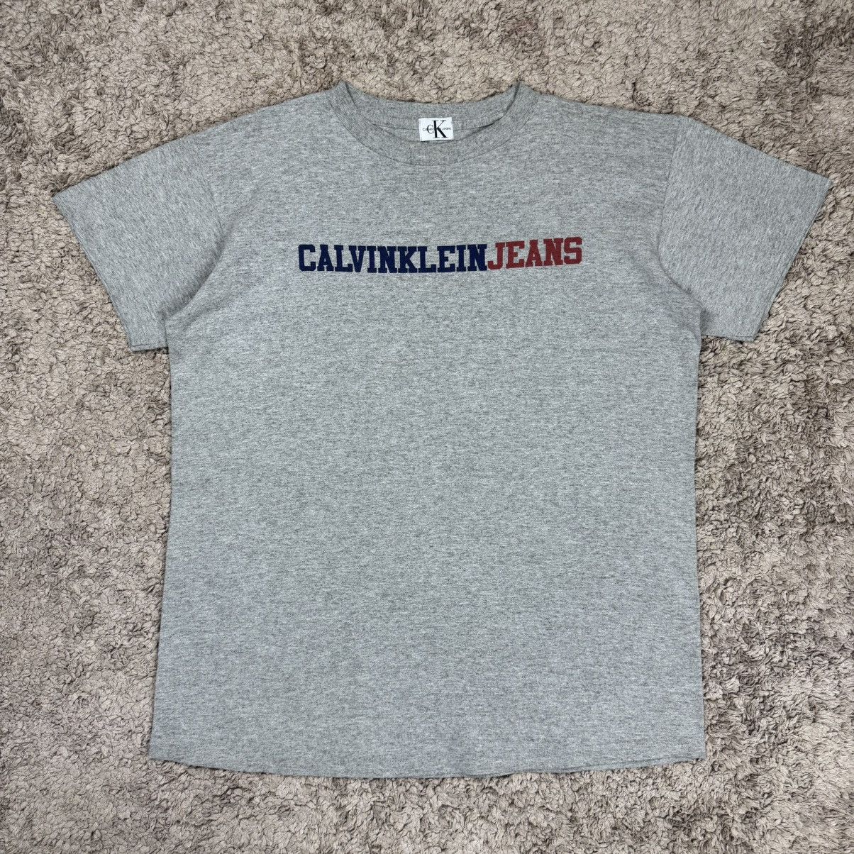 Calvin Klein Vintage Calvin Klein Jeans Spellout T-shirt Size US L / EU 52-54 / 3 - 1 Thumbnail
