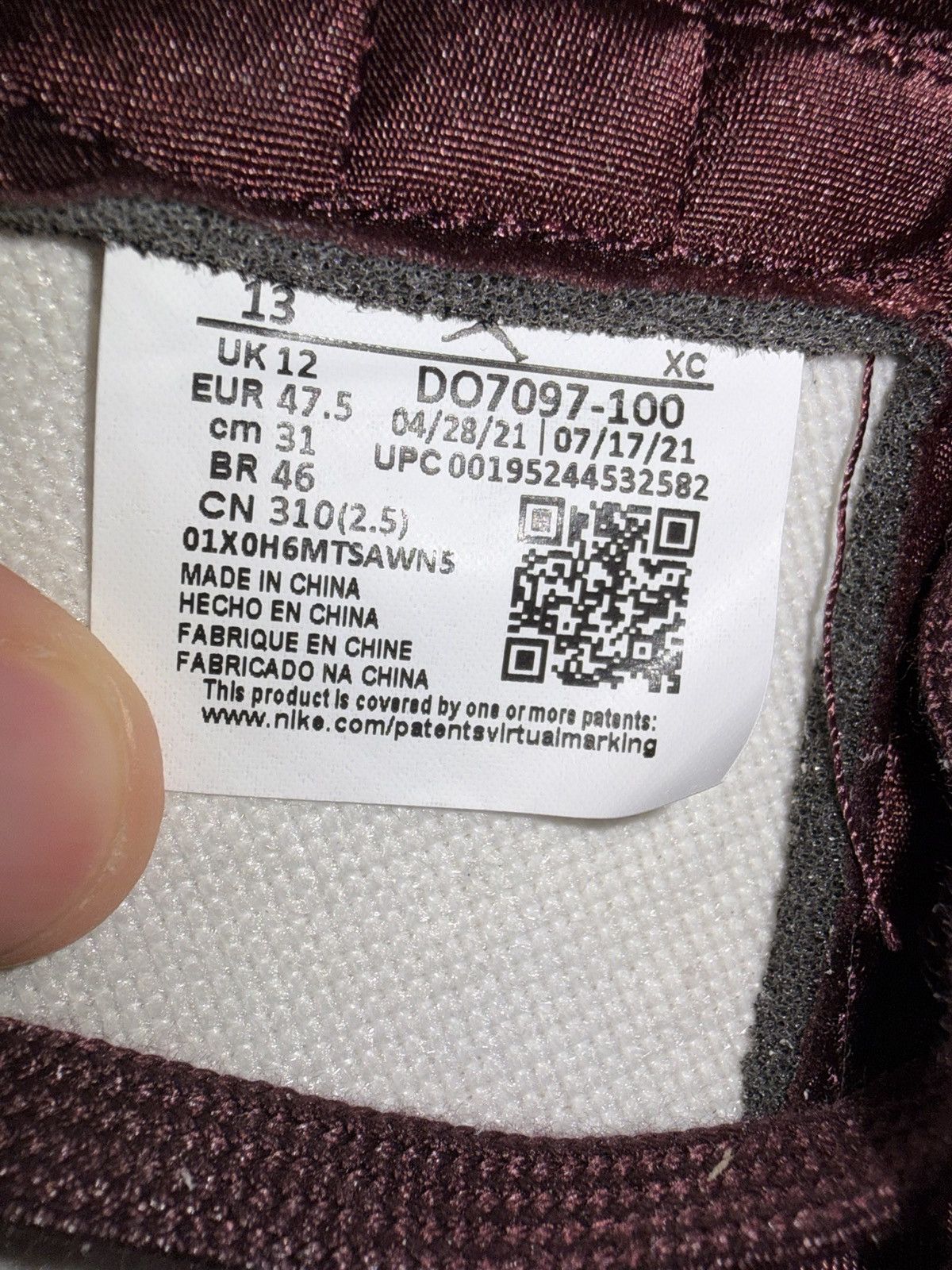 A Ma Maniere × Jordan Brand Jordan 1 High A Ma Maniere - Deadstock size 13 Size US 13 / EU 46 - 8 Thumbnail