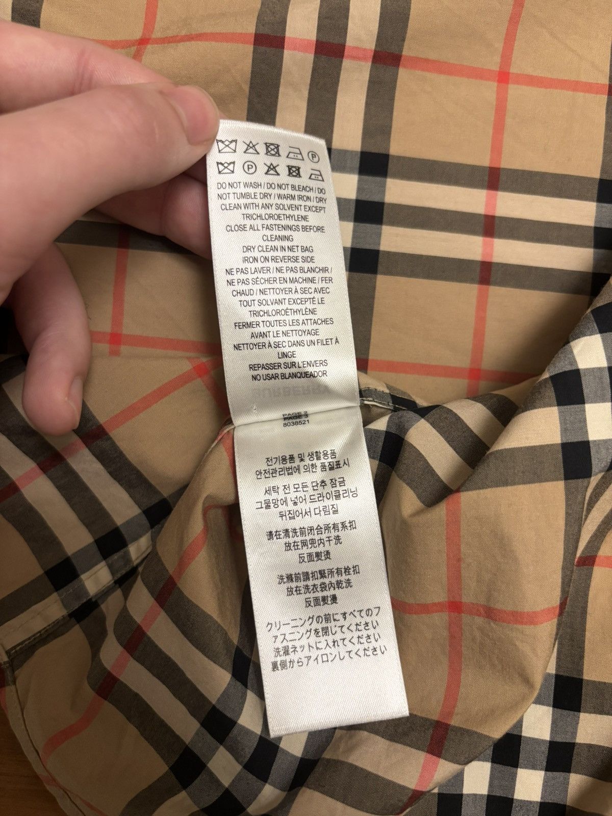 Burberry Burberry Checked Shirt Japan Exclusive Limited Edition Size US M / EU 48-50 / 2 - 6 Thumbnail