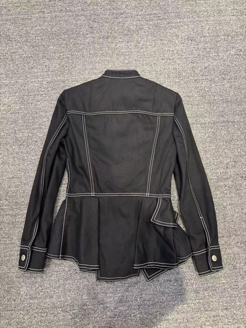 Alexander McQueen Alexander McQUEEN size 38 Lotus leaf lace denim jacket Next Size S / US 4 / IT 40 - 6 Thumbnail