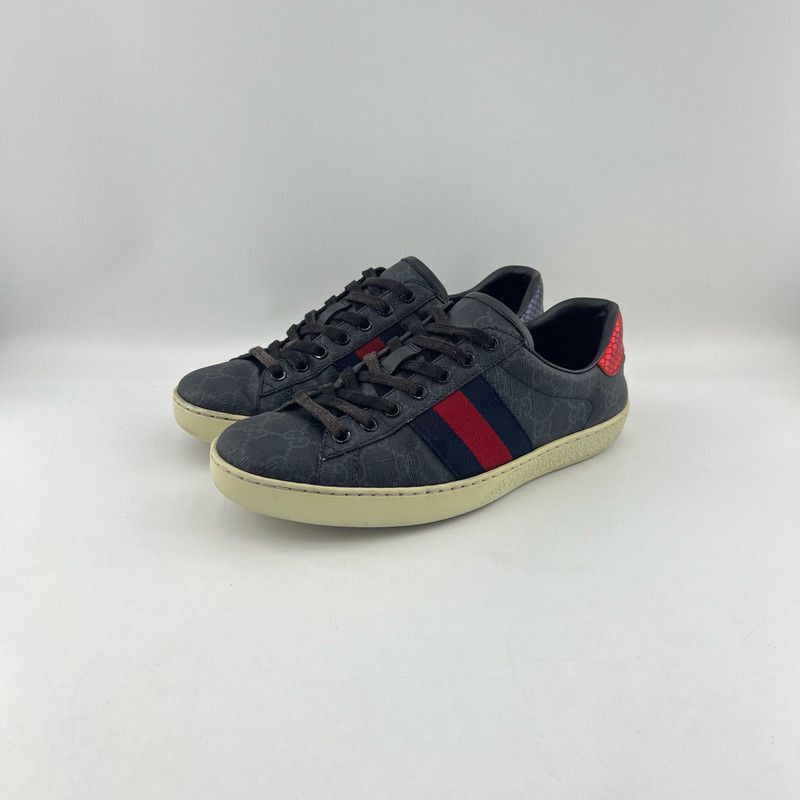 Gucci Gucci Ace GG Supreme Sneakers in Black - Size US 8.5 / EU 41-42 - 1 Thumbnail