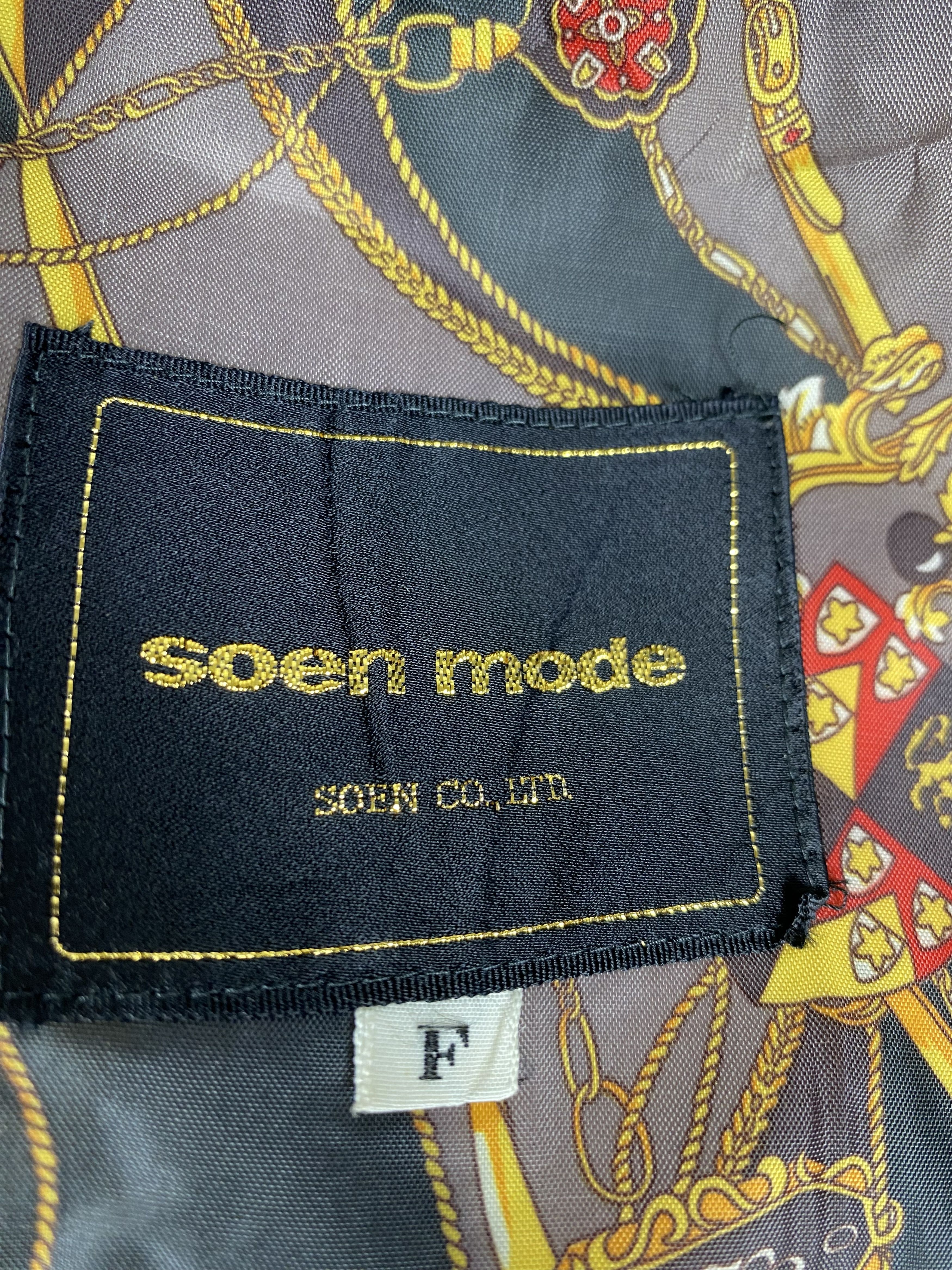 Japanese Brand Vintage Soen Mode Button Up Quilted Jacket Size US XL / EU 56 / 4 - 11 Thumbnail