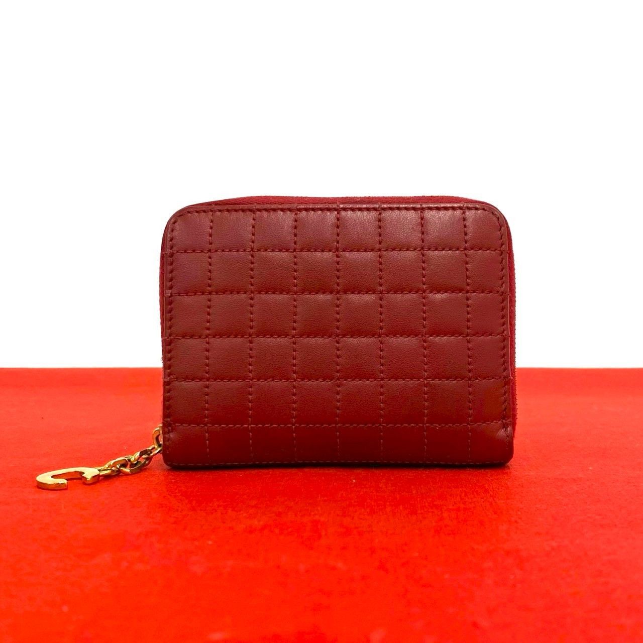 Celine Celine Celine Quilted Leather Wallet Leather Coin Case DUTY FREE for USA Size ONE SIZE - 1 Thumbnail