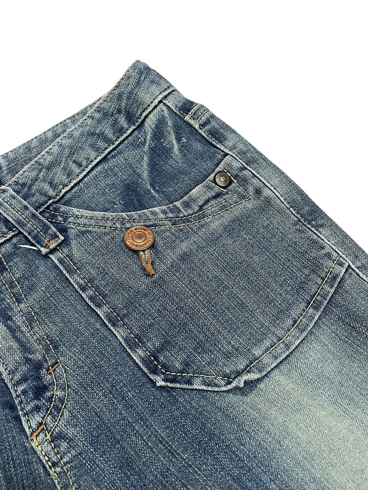 Japanese Brand × Tornado Mart et/ET BOÎTE Mud Wash Old Vintage Flare Nippon Denim Size US 28 / EU 44 - 7 Thumbnail