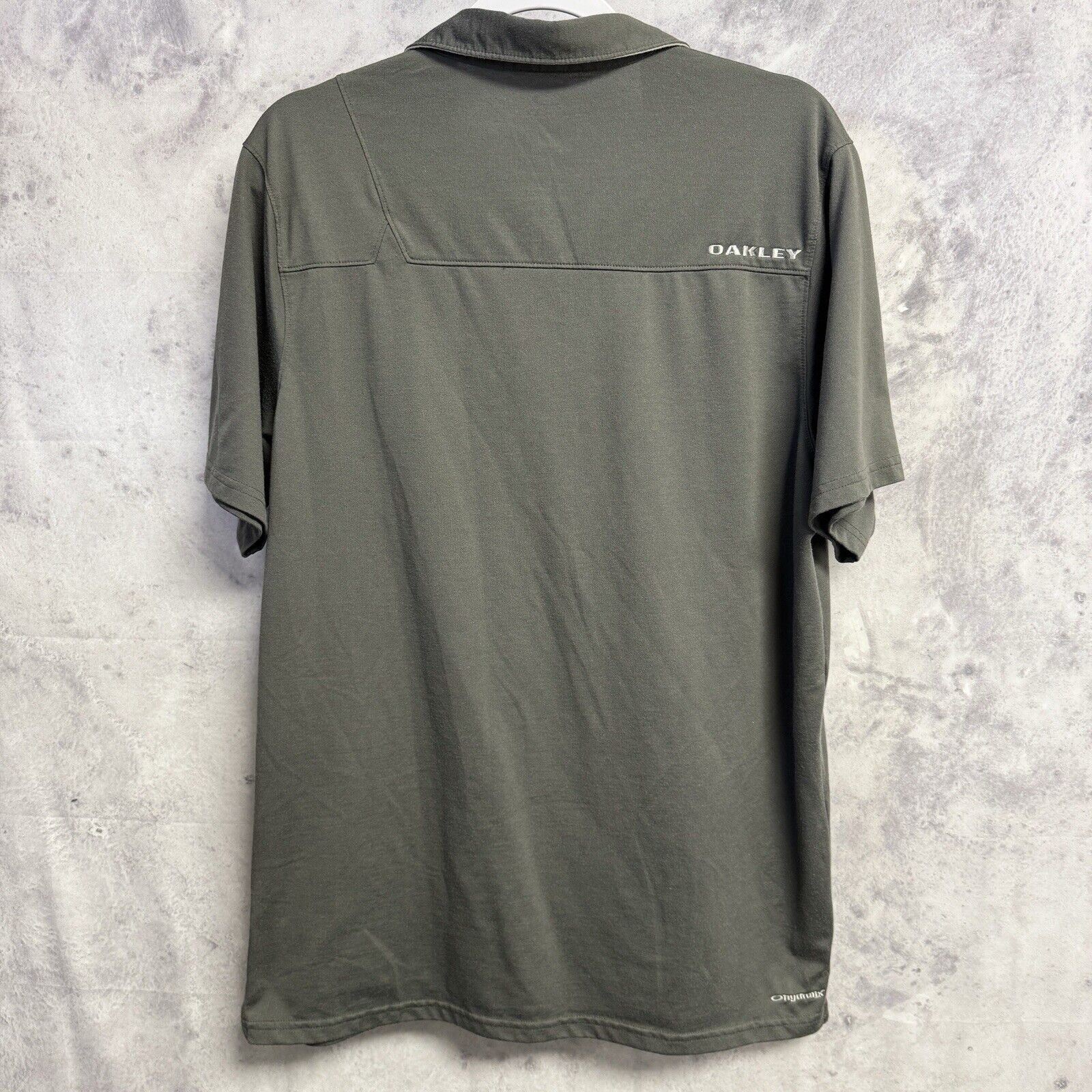 Oakley Oakley Polo Shirt Mens XL Gray Short Sleeve Casual Size US XL / EU 56 / 4 - 2 Thumbnail