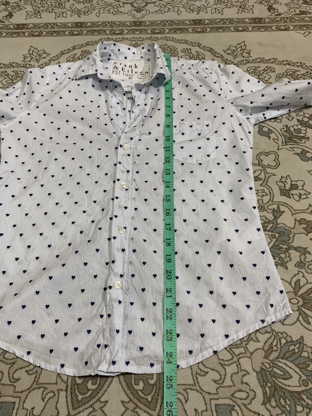 Frank & Eileen FRANK & EILEEN RELAXED BUTTON UPS SHIRT WITH LOVE DESIGN Size XS / US 0-2 / IT 36-38 - 14 Thumbnail