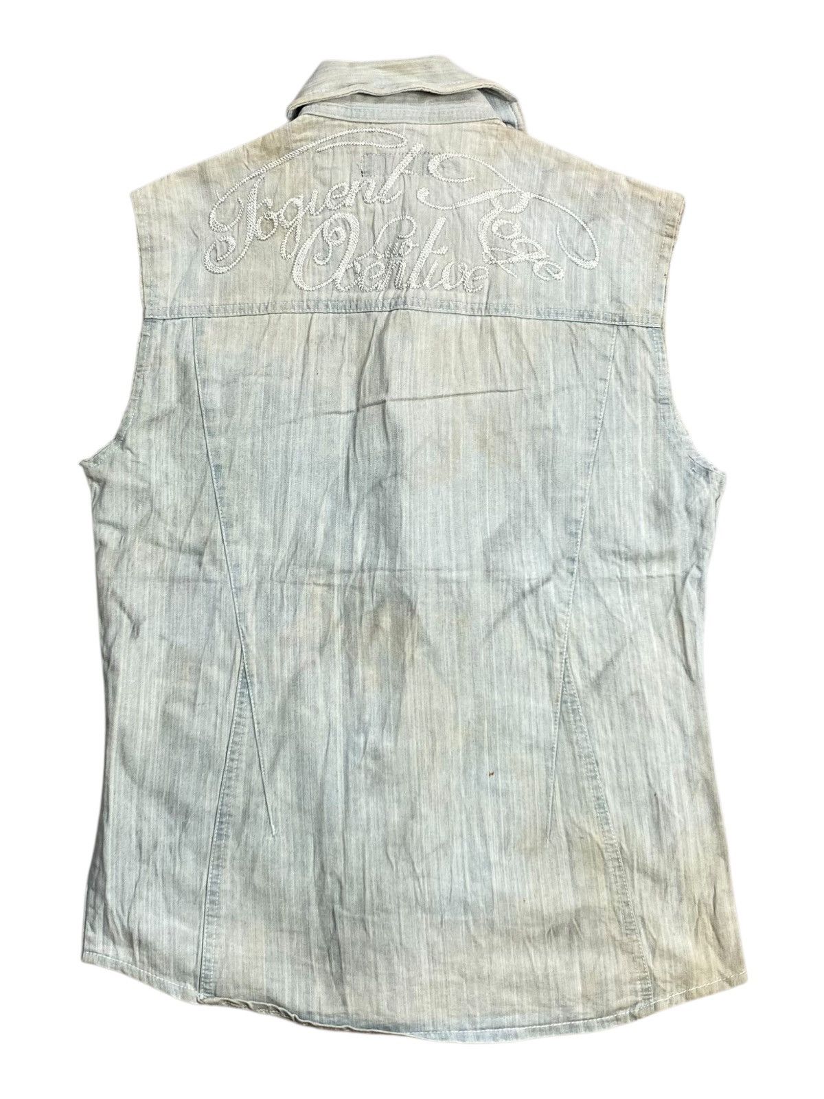 In The Attic 2000s In The Attic - Vkei Style Vest Denim Size US M / EU 48-50 / 2 - 3 Thumbnail