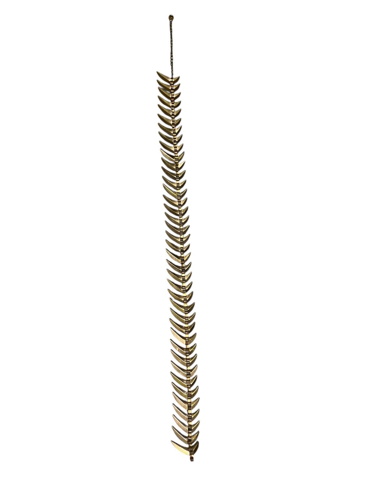 Designer × Handmade × Vintage Gold Tone Spiky Western Choker Necklace Size ONE SIZE - 2 Thumbnail