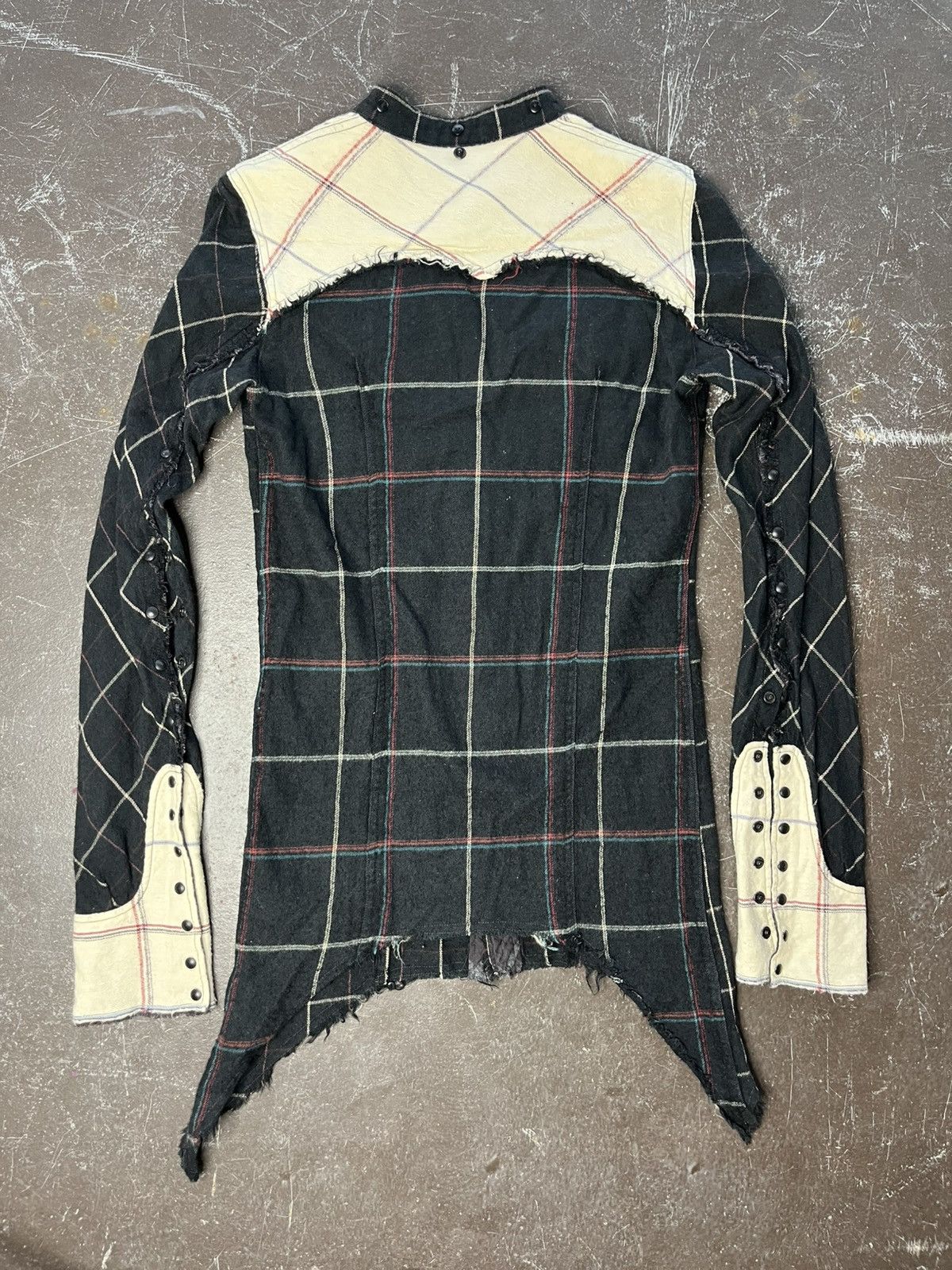 Le Grande Bleu (L.G.B.) Lgb wool plaid snap button western shirt Size US XS / EU 42 / 0 - 3 Thumbnail