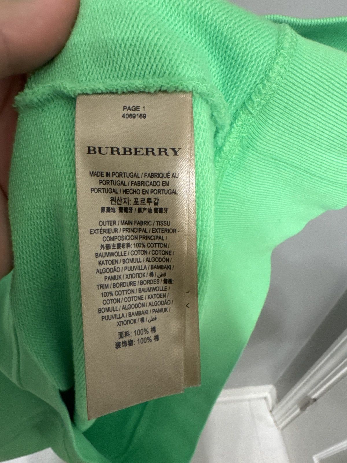 Burberry Burberry Crew Neck Size US M / EU 48-50 / 2 - 4 Thumbnail