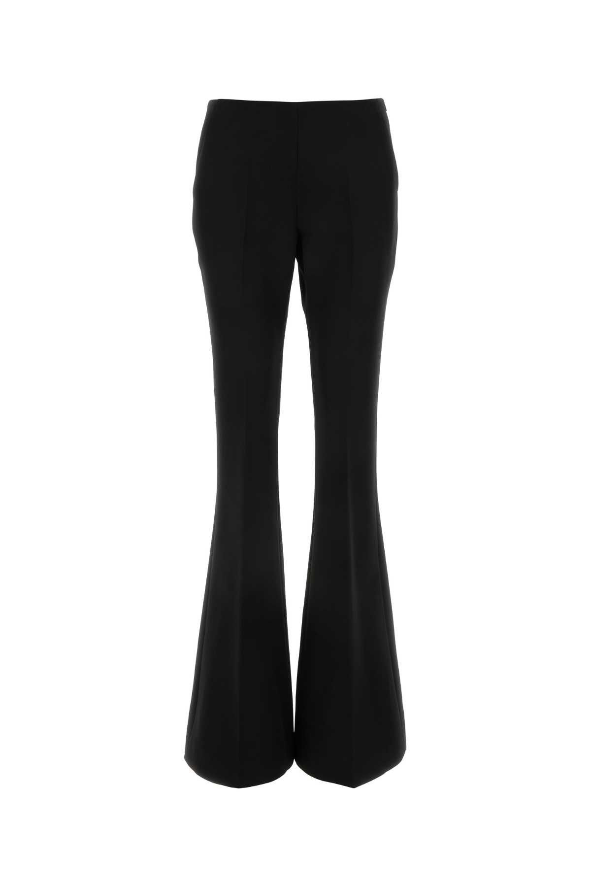 image of Ermanno Scervino Black Stretch Polyester Pant, Women's (Size 28)