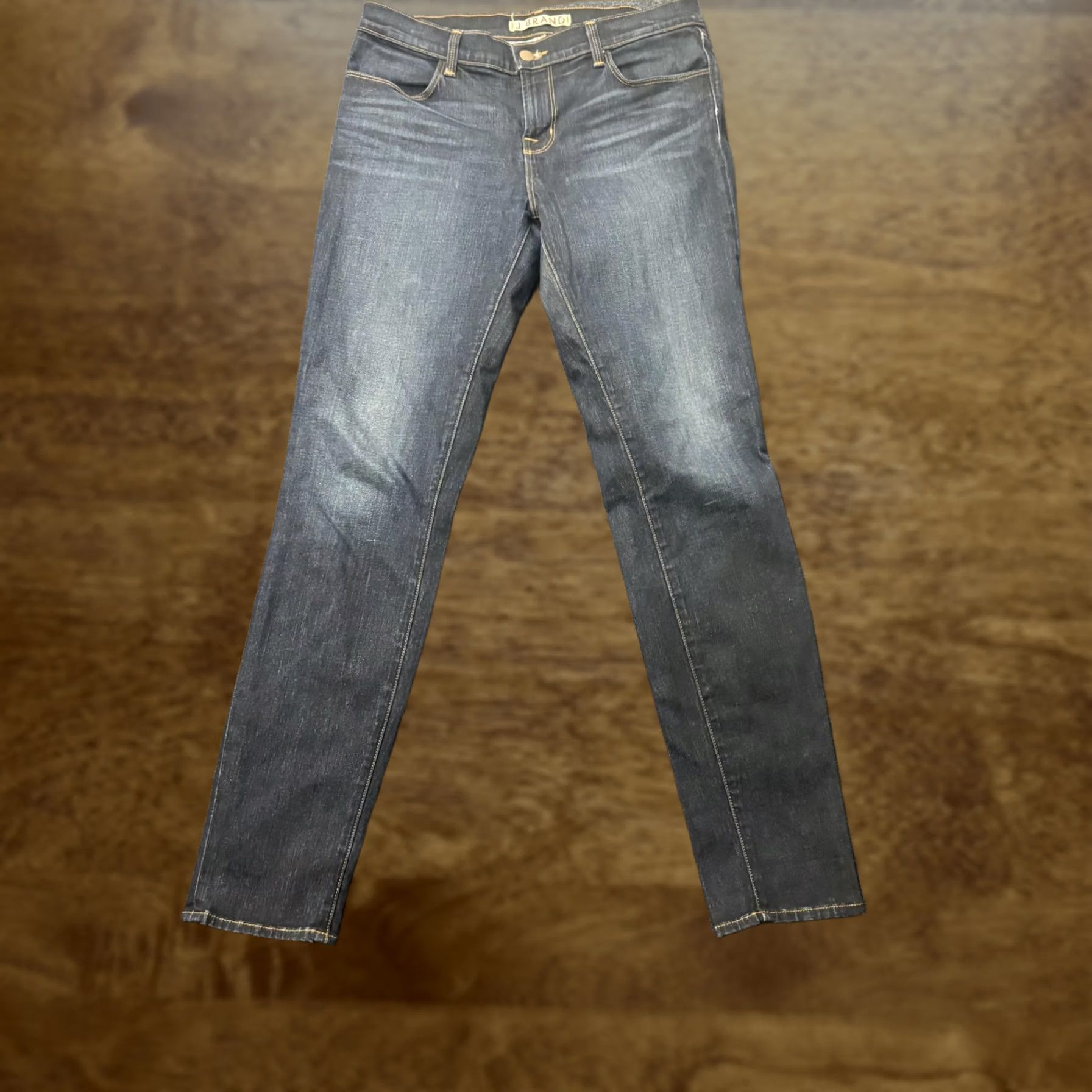 J Brand J Brand Skinny Jeans Womens 29 Dark Wash Blue Mid Rise Slim Denim Pants Size 29" - 1 Thumbnail