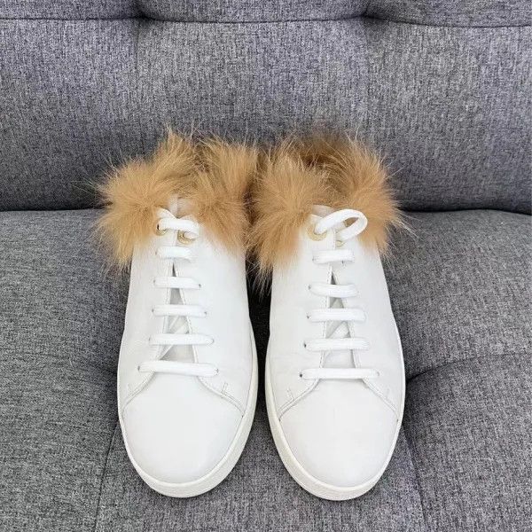 Louis Vuitton Louis Vuitton Casual Sneakers with Fur Trim -2508 Size US 7.5 / EU 40-41 - 3 Thumbnail