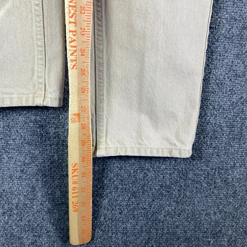 L.L. Bean LL Bean Jeans Women's 8 Regular Relaxed Original Fit Beige Size 30" / US 8 / IT 44 - 5 Thumbnail