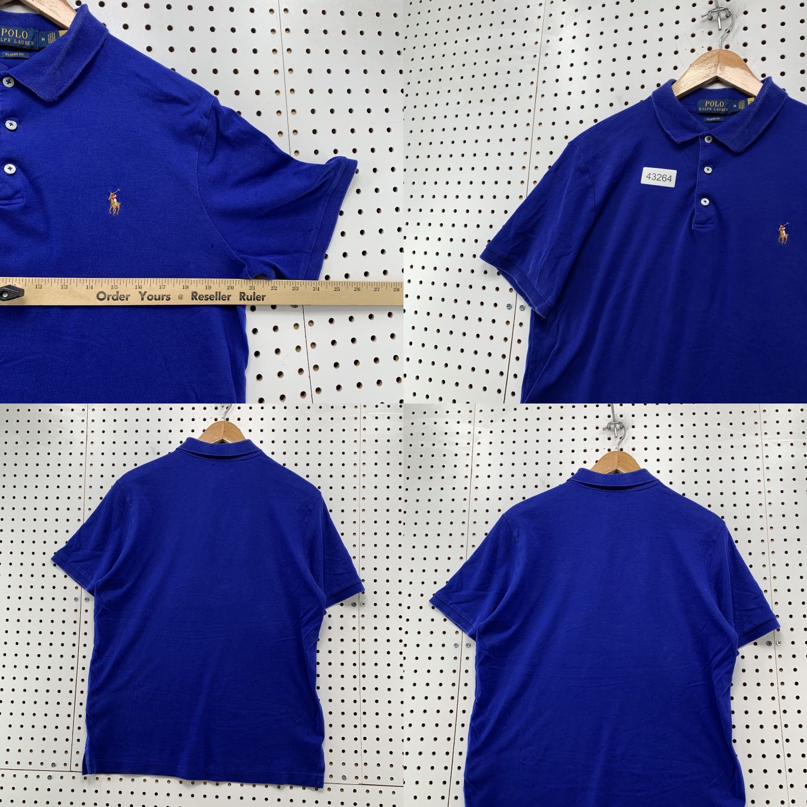 Polo Ralph Lauren Polo Ralph Lauren Short Sleeve Polo Shirt Mens Medium Blue Preppy Casual Golf Size US M / EU 48-50 / 2 - 8 Thumbnail