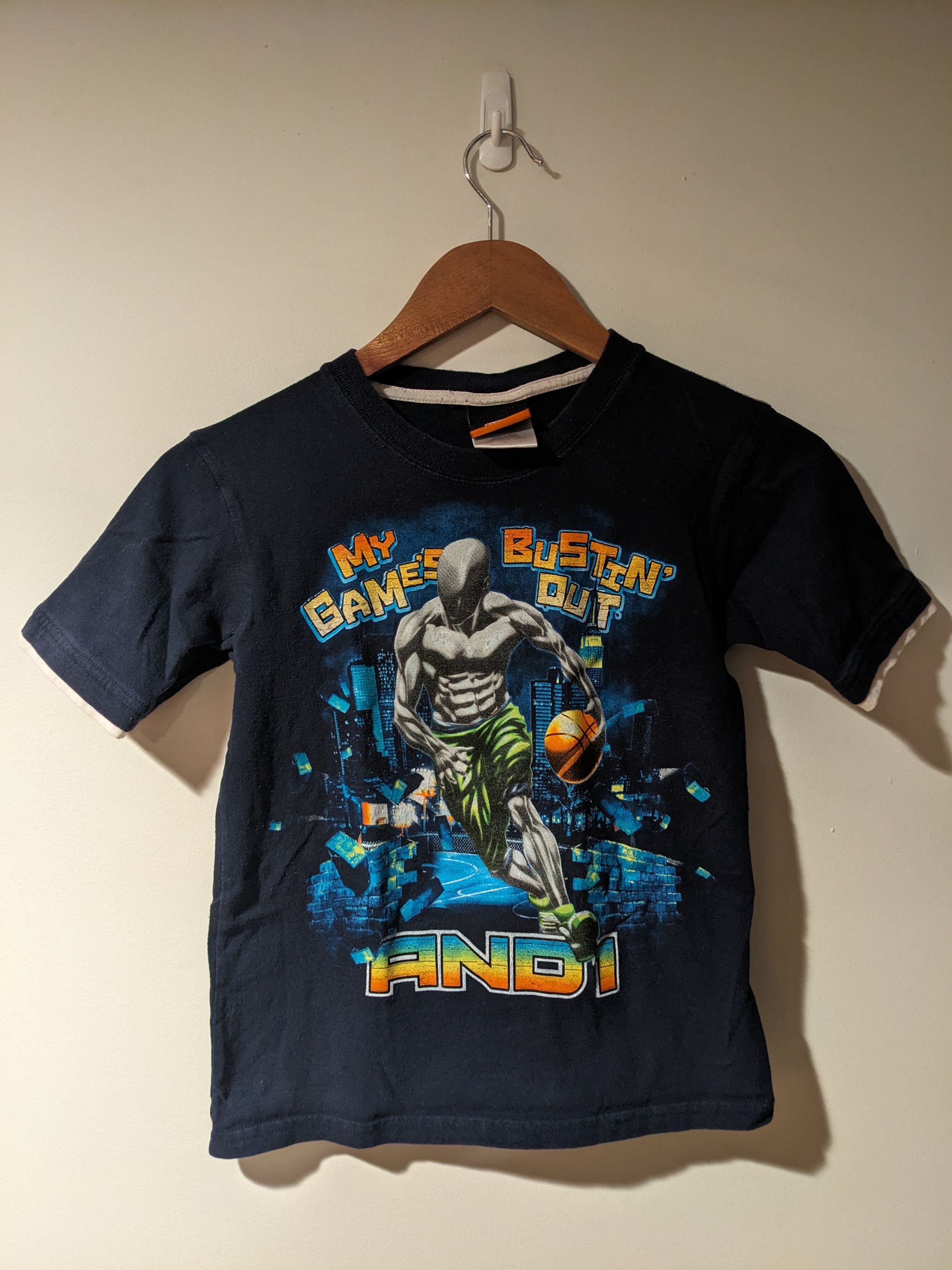 Gildan × Vintage Vintage Y2K And1 My Games Bustin Trash Talk Youth T-Shirt Size US S / EU 44-46 / 1 - 1 Thumbnail
