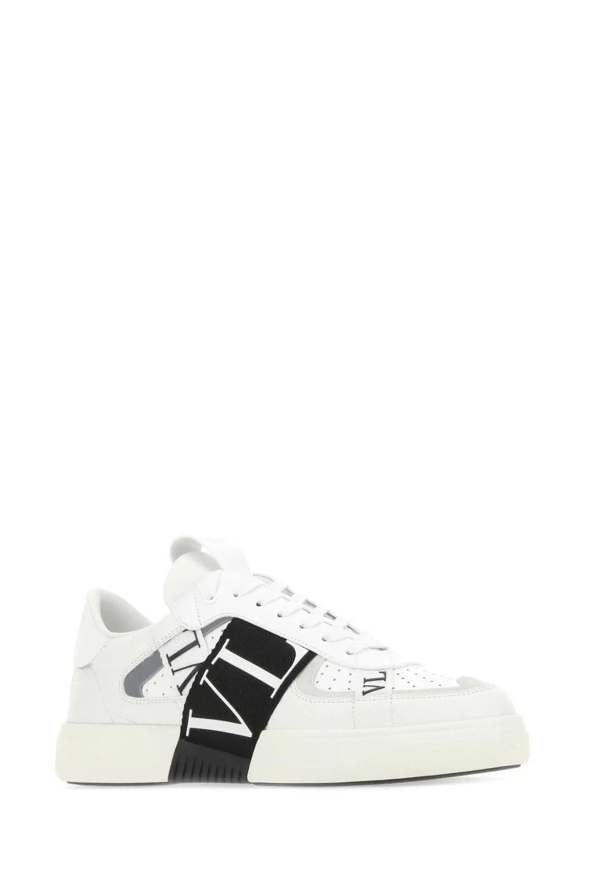 Valentino o1s22i1n1224 Low-Top Sneakers in White Black Size US 12 / EU 45 - 2 Thumbnail