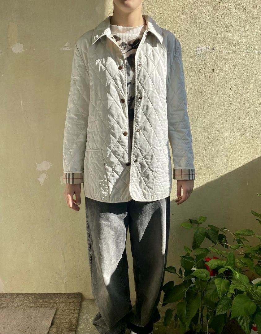 Burberry × Vintage Burberry quilted women’s jacket Size S / US 4 / IT 40 - 1 Thumbnail