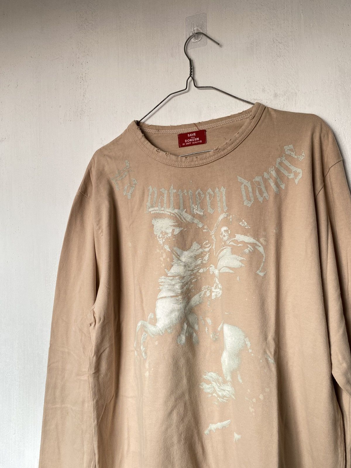 Hysteric Glamour × If Six Was Nine × Japanese Brand Kriff Quality Poem Distressed Longsleeve Size US M / EU 48-50 / 2 - 2 Thumbnail