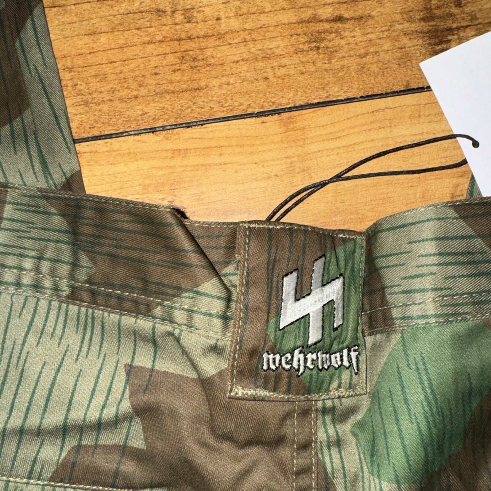 Vintage Wehrwolf Clothing Men’s Camo Cargo Military Pants XL 40x33 Size US 40 / EU 56 - 7 Thumbnail