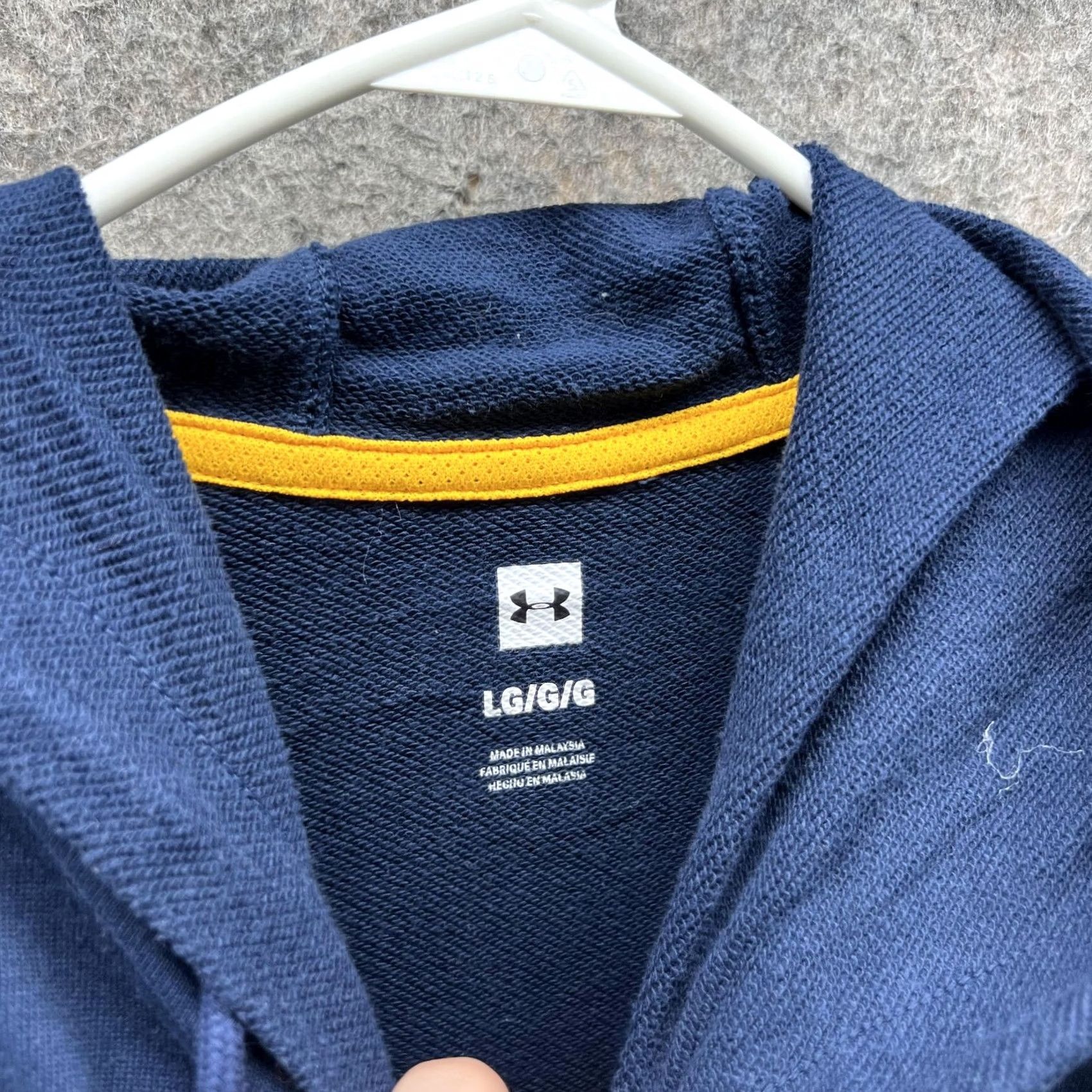 Under Armour Under Armour Sweater Men Large Gym Blue Jacket Hoodie Sleeveless Project Rock Size US L / EU 52-54 / 3 - 6 Thumbnail