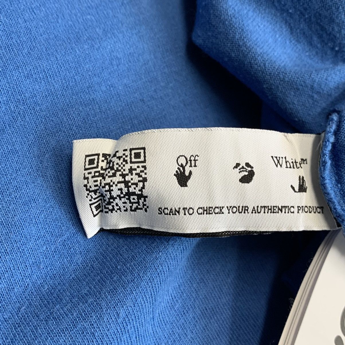 Off-White Off White Medium Tee Diag Tab Blue T-Shirt Virgil Abloh Size US M / EU 48-50 / 2 - 9 Thumbnail